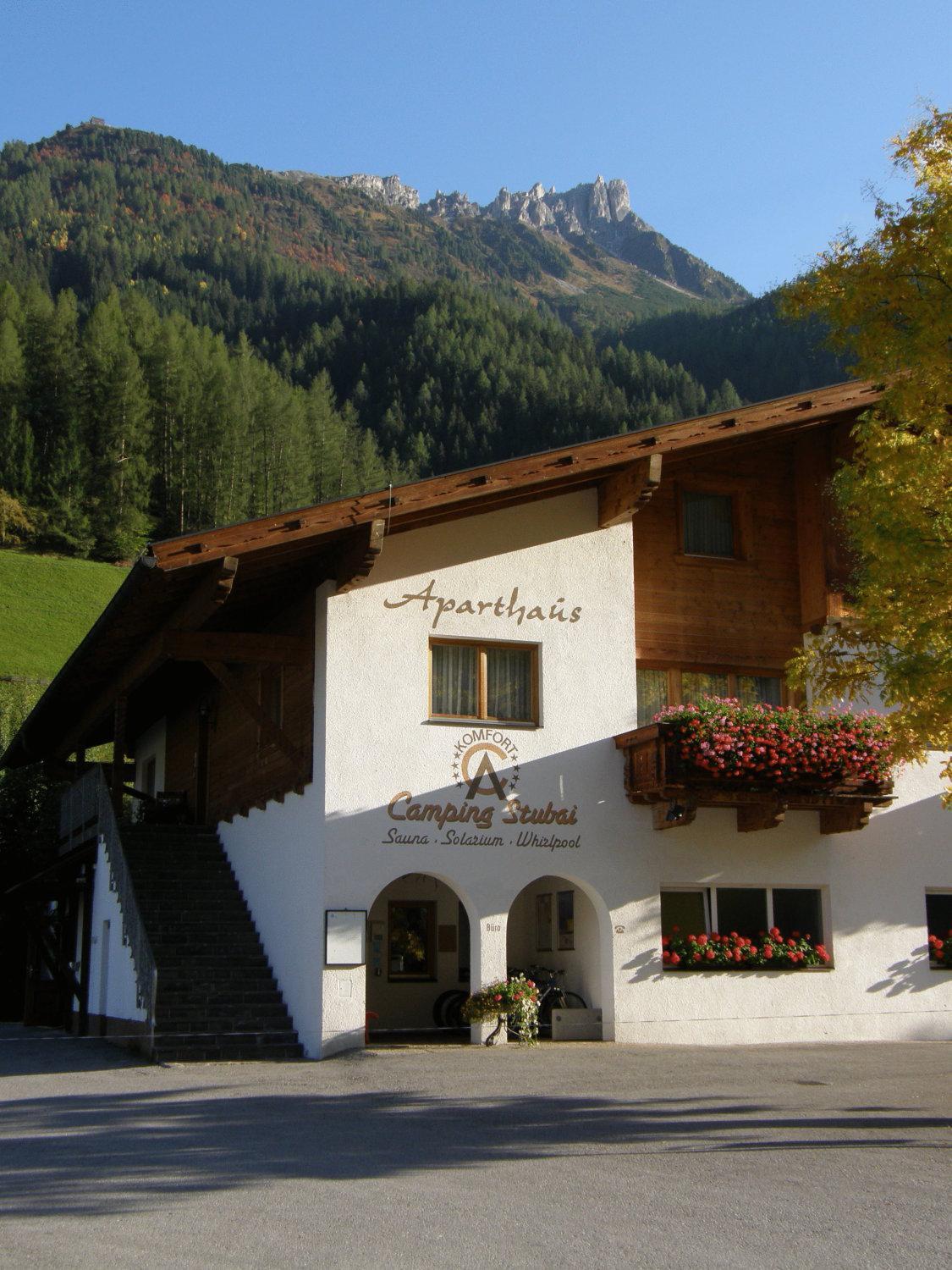 Aparthaus Camping Stubai Neustift im Stubaital Exterior foto